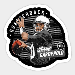 Jimmy Garoppolo Las Vegas Dots Sticker